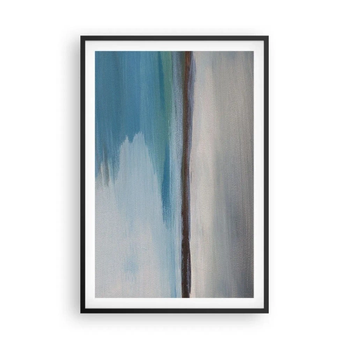 Poster in een zwarte lijst - Horizontaal landschap - 61x91 cm