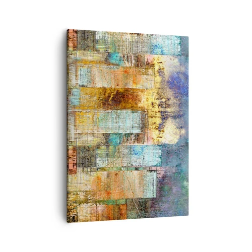 Schilderen op canvas - Een zonnige metropool - 50x70 cm