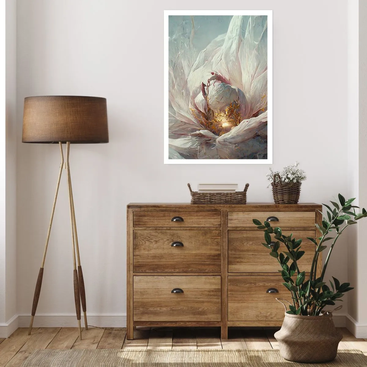Poster - Hij bloeit eens in de honderd jaar - 70x100 cm