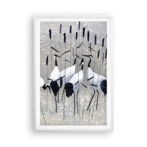 Poster in een witte lijst - Onder hun eigen - 61x91 cm