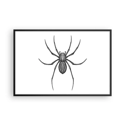 Poster in een zwarte lijst - Verontrustende precisie - 91x61 cm