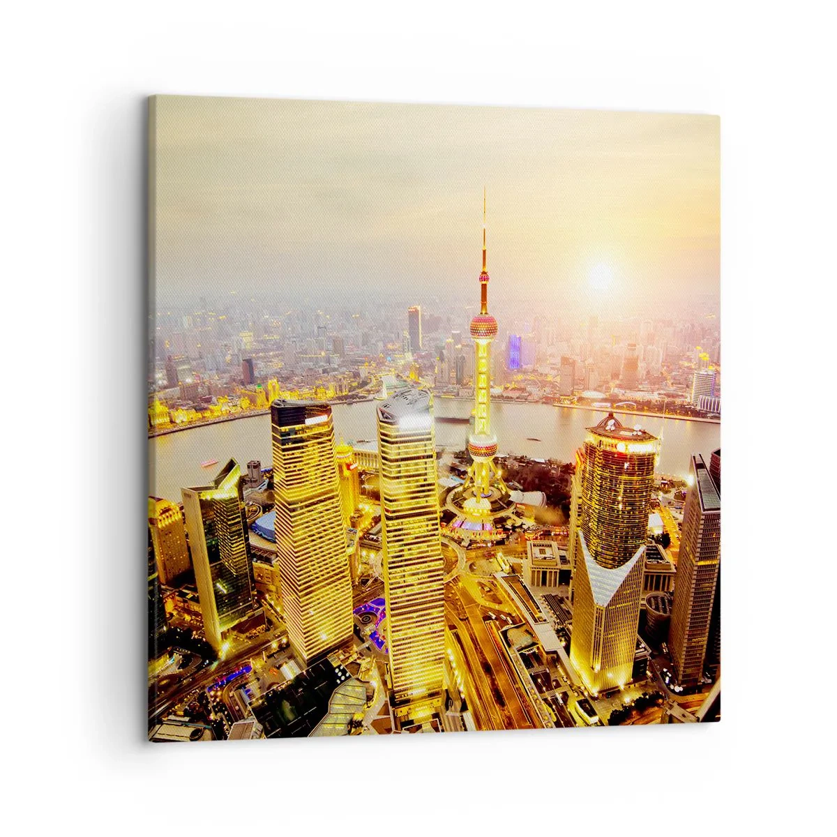 Schilderen op canvas - Aziatische droom - 50x50 cm