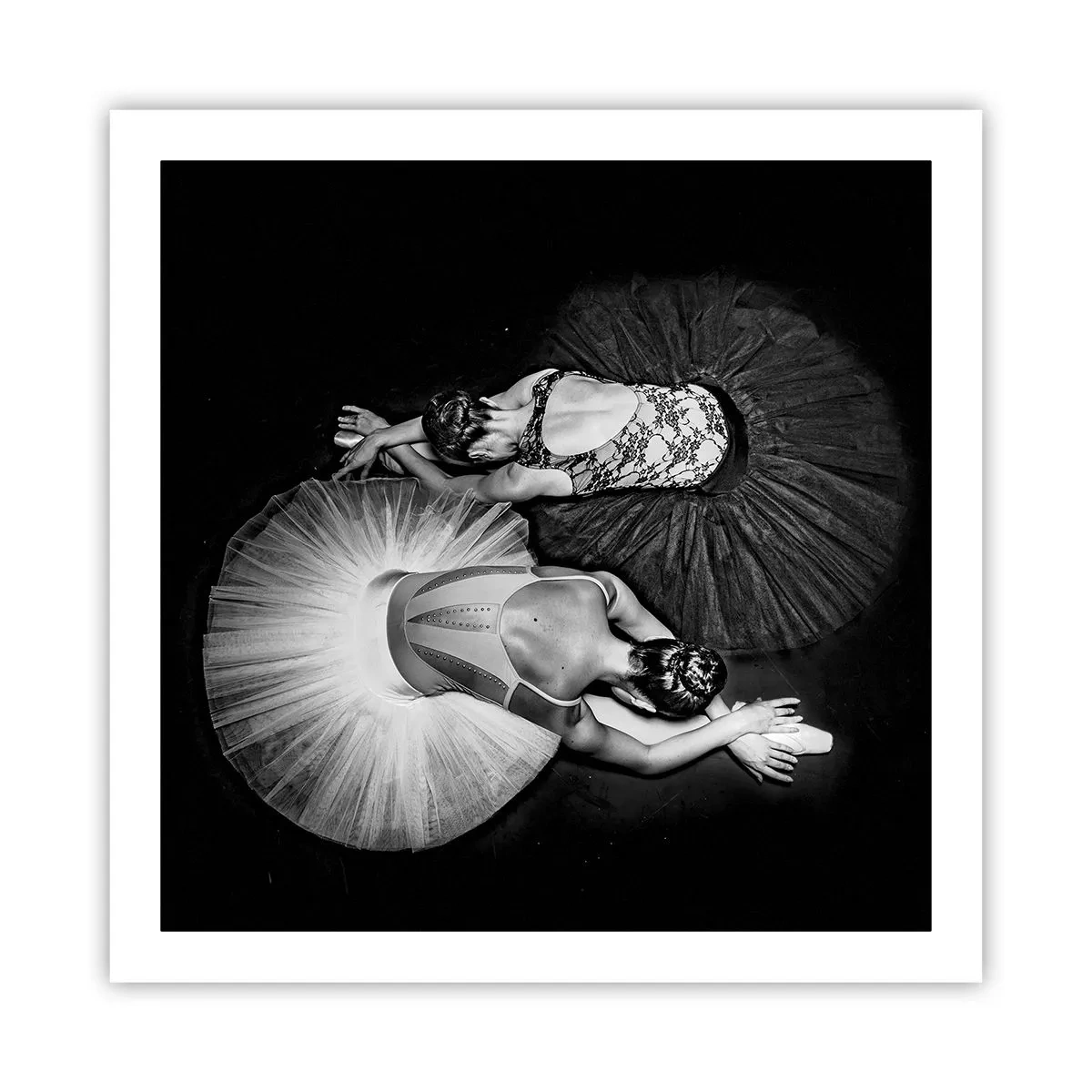 Poster - Jin en Jang - perfecte balans - 60x60 cm