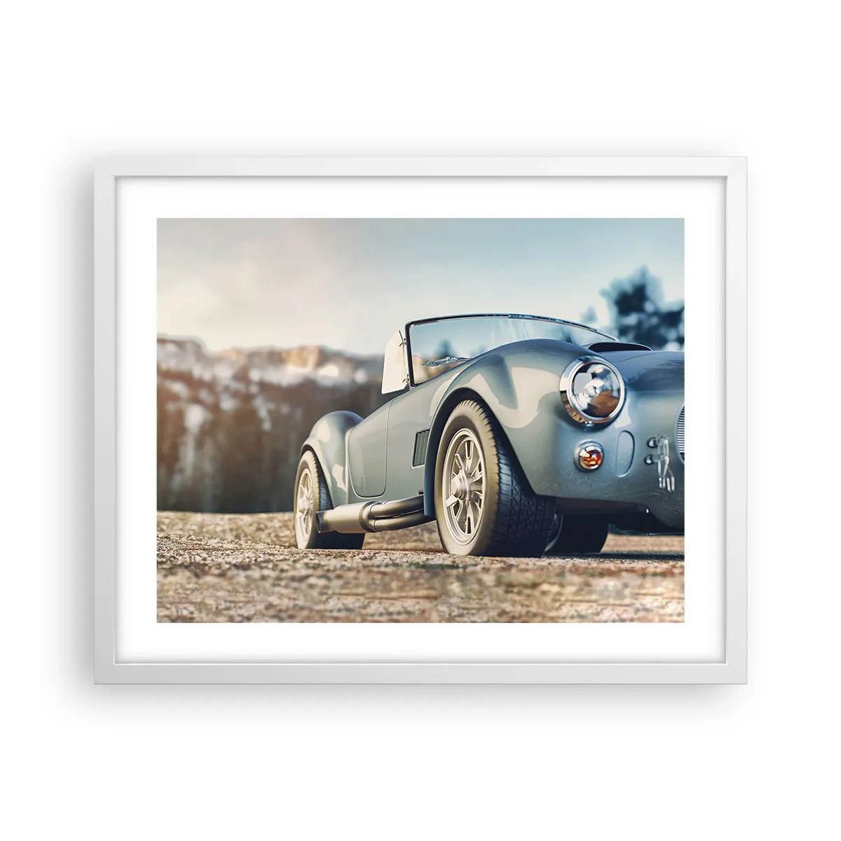 Poster in een witte lijst - Omdat stijl ertoe doet - 50x40 cm