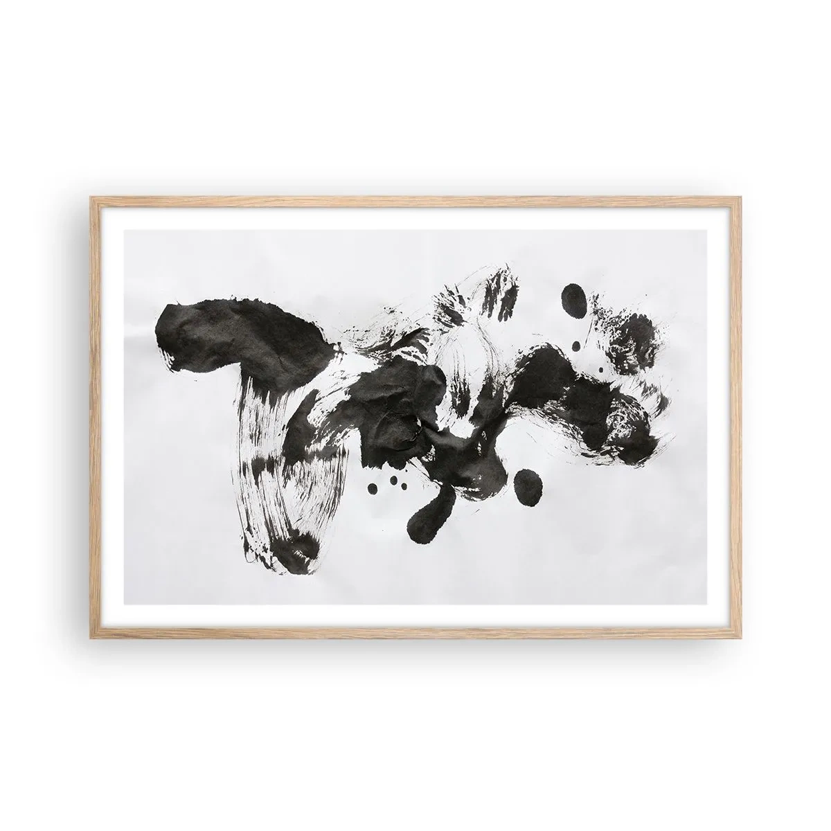 Een poster in een licht eiken lijst - Is er een methode voor de waanzin? - 91x61 cm
