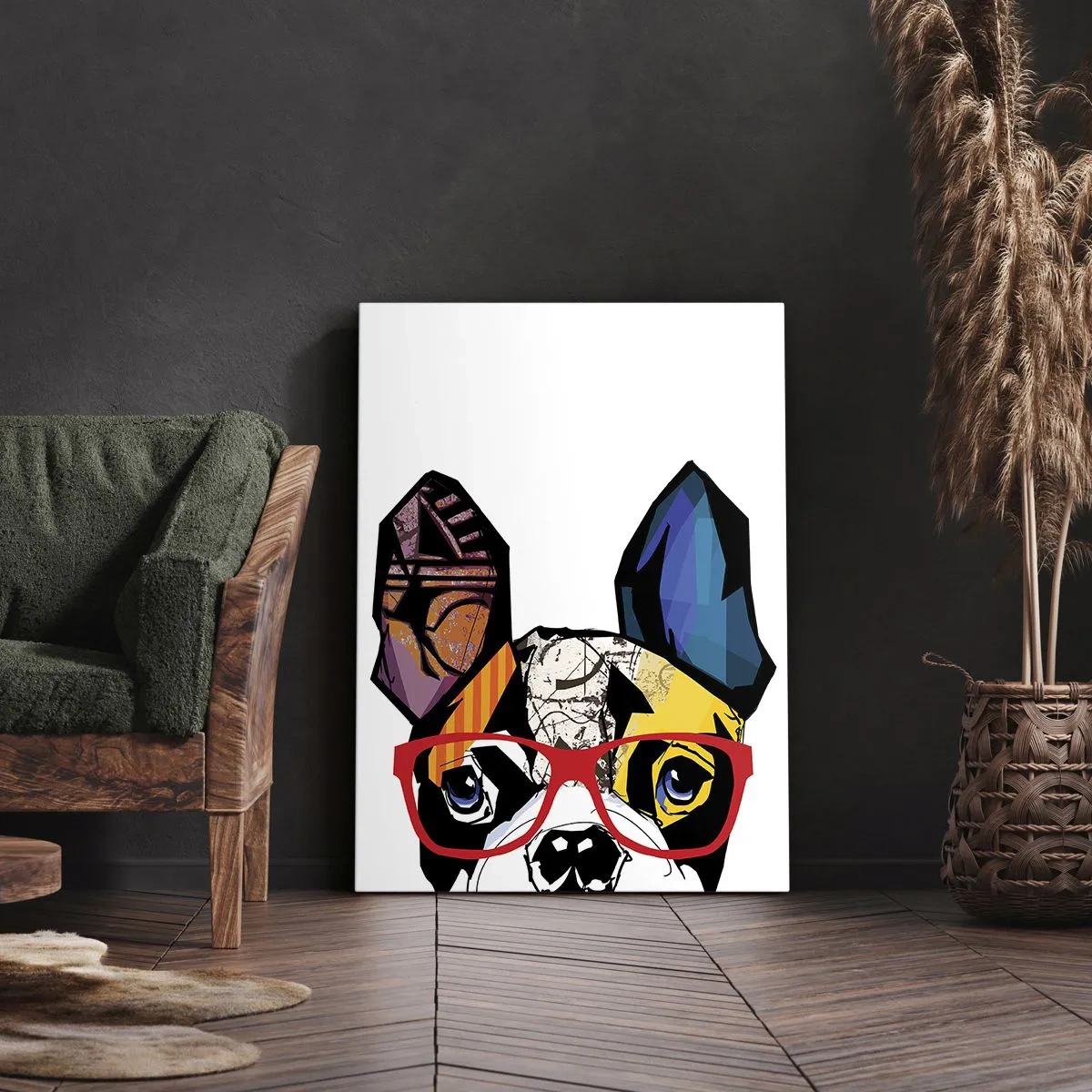 Schilderen op canvas - intellectueel - 50x70 cm