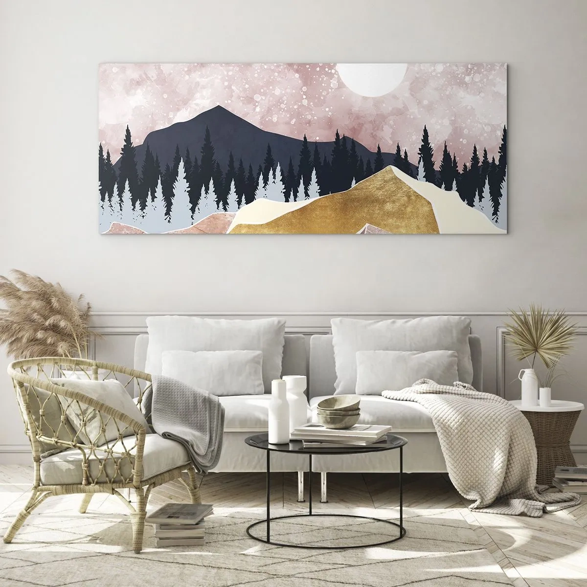 Schilderen op glas - Nachtwacht - 120x50 cm