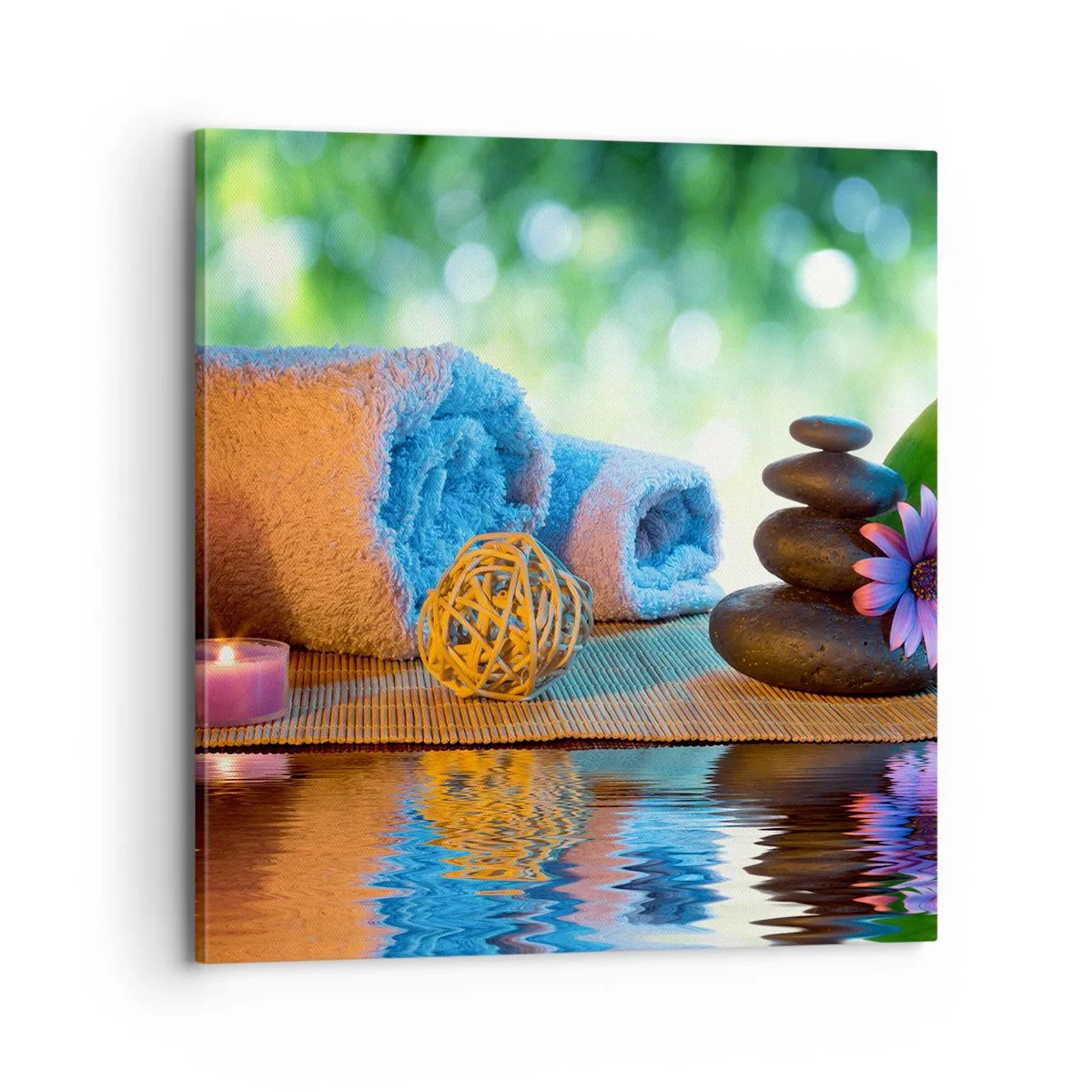 Schilderen op canvas - Tijd voor het lichaam - 70x70 cm