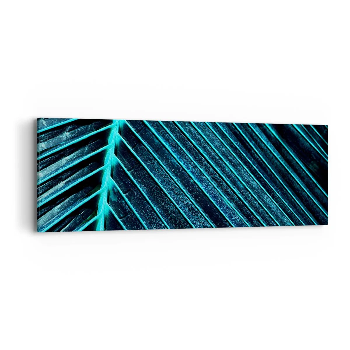 Schilderen op canvas - Groene textuur - 90x30 cm