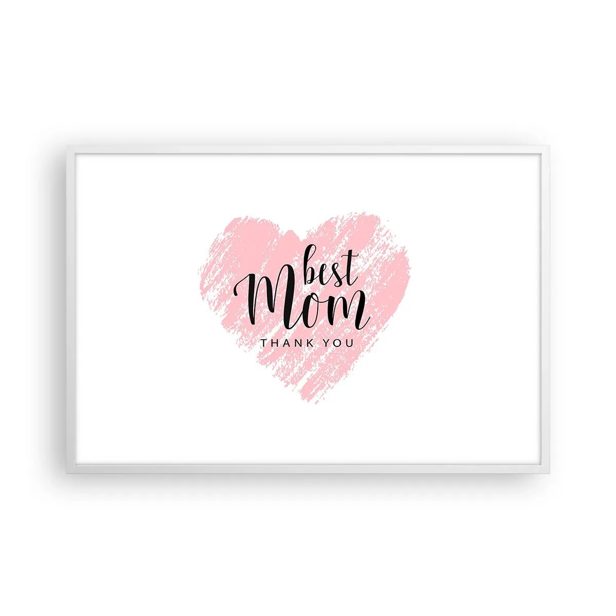 Poster in een witte lijst - Altijd het juiste moment - 91x61 cm