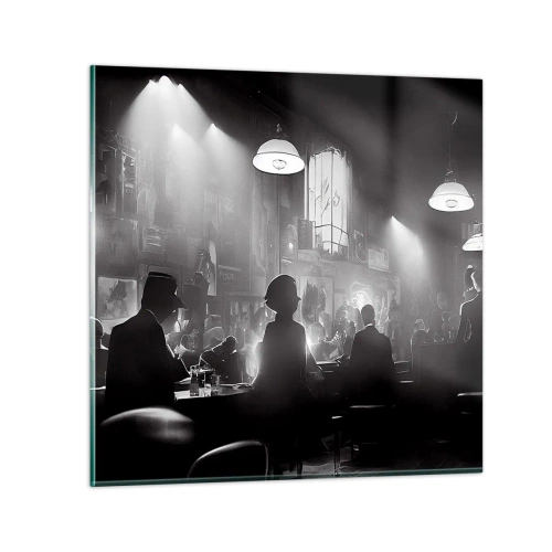 Schilderen op glas - In jazz-sfeer - 30x30 cm