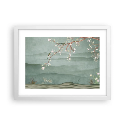 Poster in een witte lijst - Lente, oh jij bent het - 40x30 cm