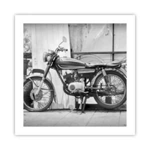 Poster - Klassiek boven alles - 50x50 cm