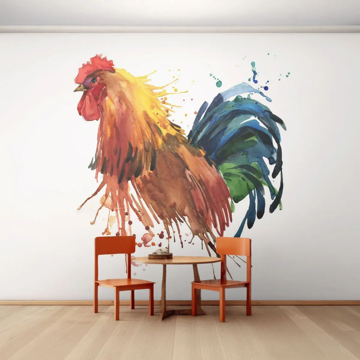 Zelfklevend Fotobehang Deluxe Sticker - Koninklijk gewaad, koninklijke trots - Pik, Grafisch, Fokkerij - 250x175 cm