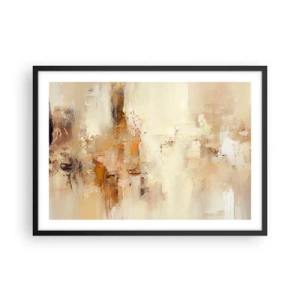 Poster in een zwarte lijst - Ziel van Amber - 70x50 cm