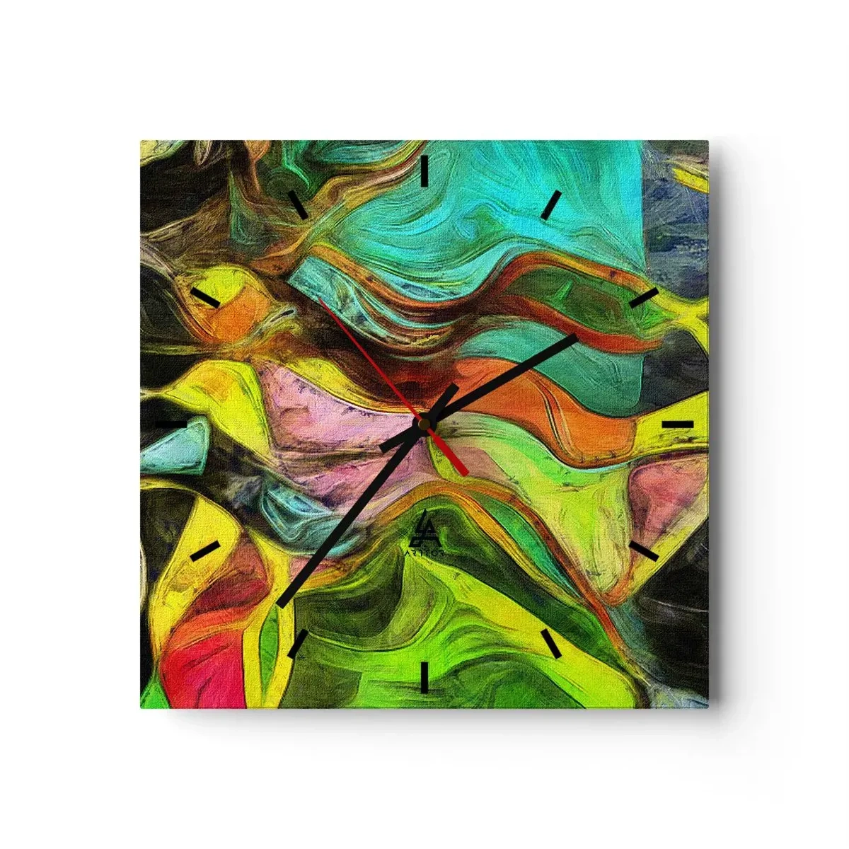 Wandklok - Klok - Beweging is leven - 40x40 cm