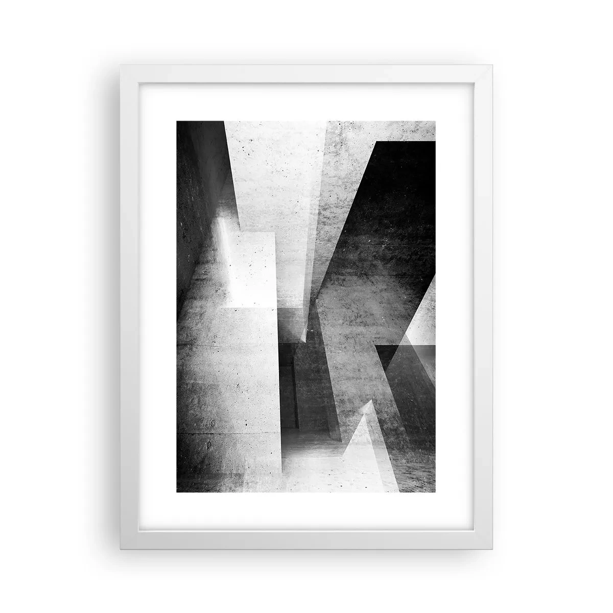 Poster in een witte lijst - De structuur van de ruimte - 30x40 cm