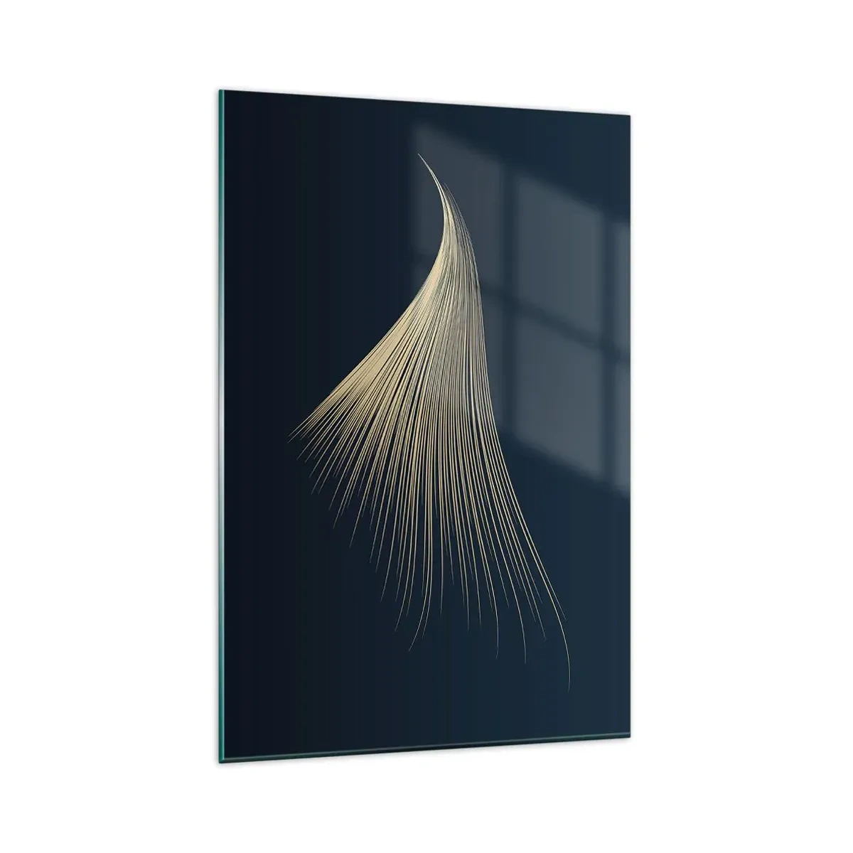 Schilderen op glas - Als het haar van een engel - 80x120 cm