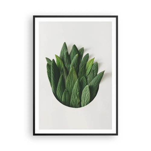 Poster in een zwarte lijst - Ongebreidelde nieuwsgierigheid - 70x100 cm