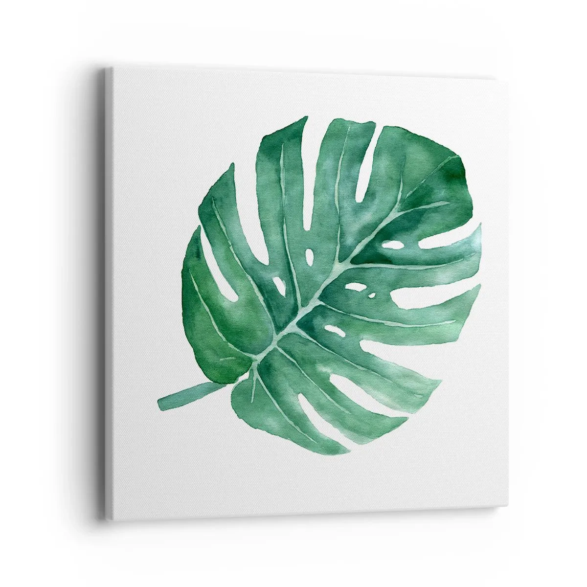 Schilderen op canvas - Groen concept - 40x40 cm