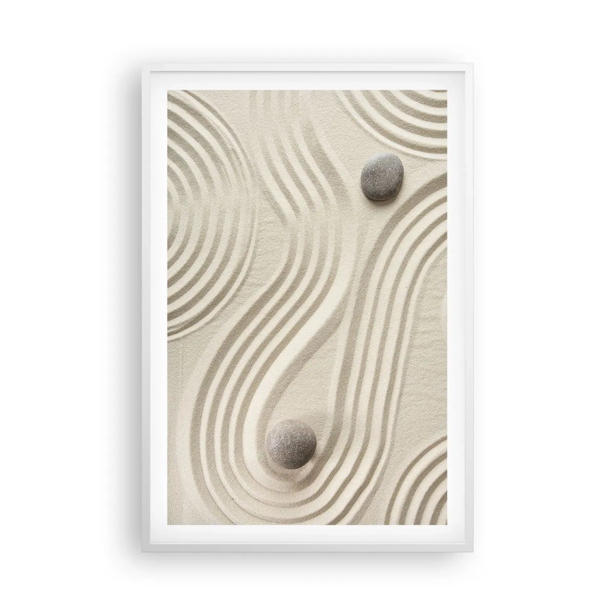 Poster in een witte lijst - Een vleugje warmte - 61x91 cm