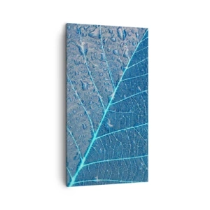 Schilderen op canvas - Leven in blauw - 45x80 cm