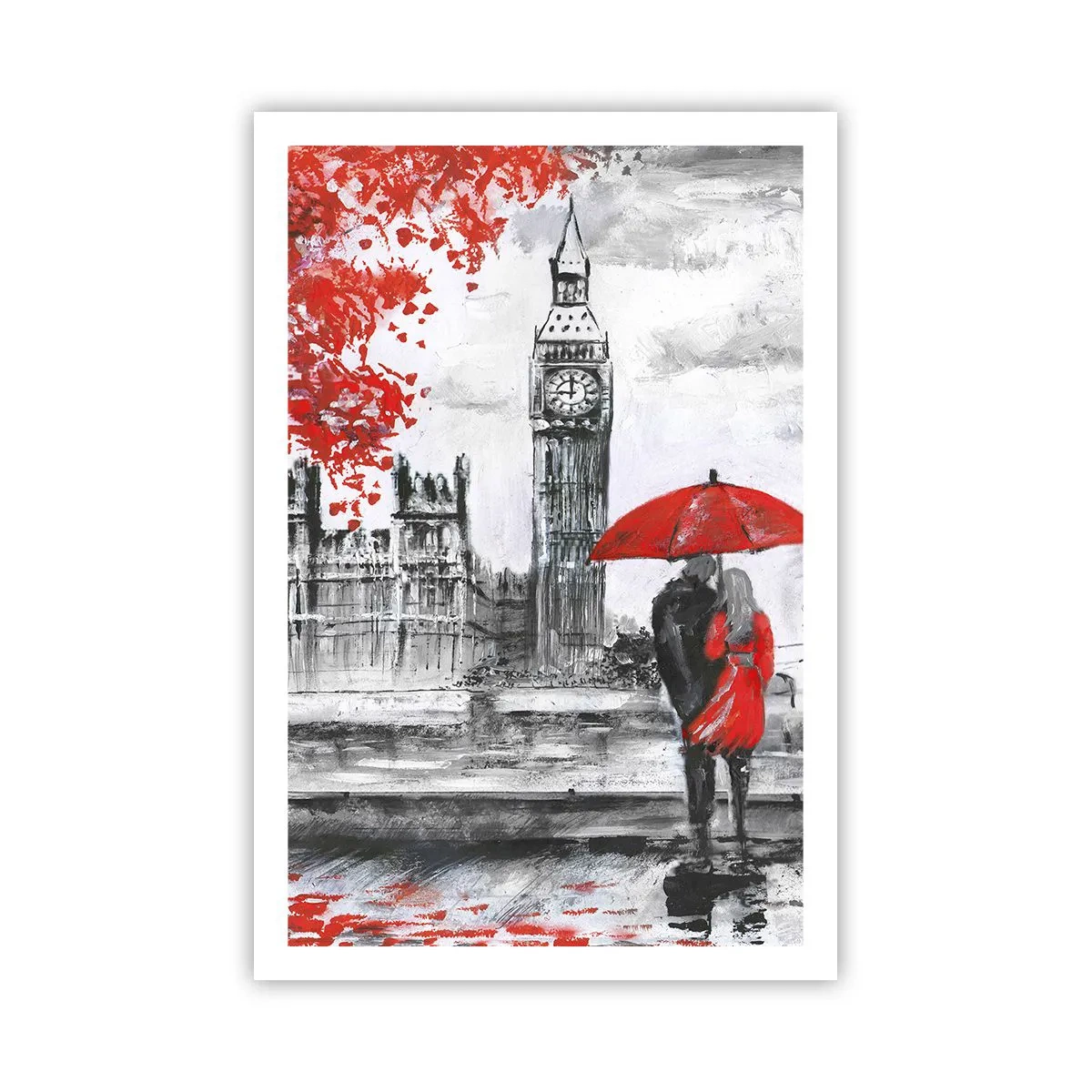Poster - Verliefd op Londen - 61x91 cm
