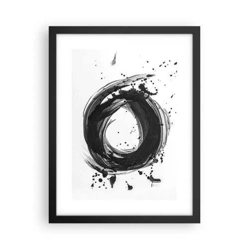 Poster in een zwarte lijst - De draaikolk van de schepping - 30x40 cm