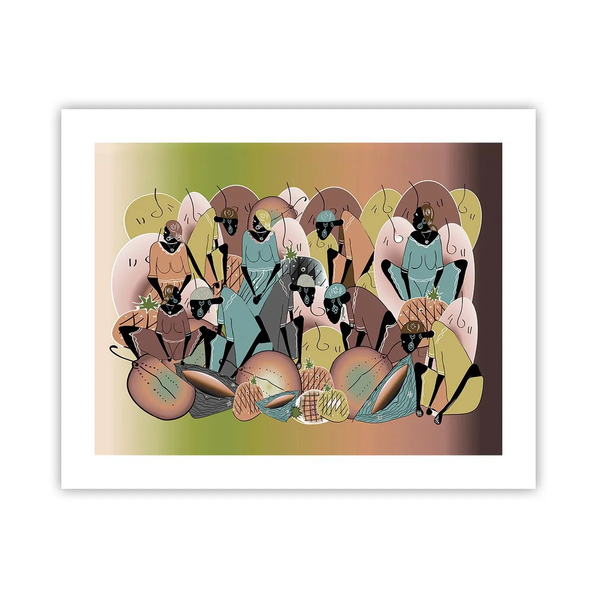 Poster - Er komt een geweldige vakantie aan - 50x40 cm