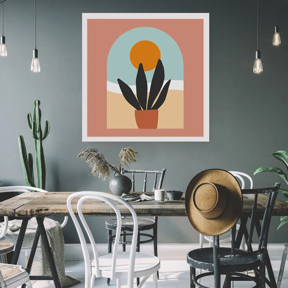 Poster - Kleine geneugten - 40x40 cm