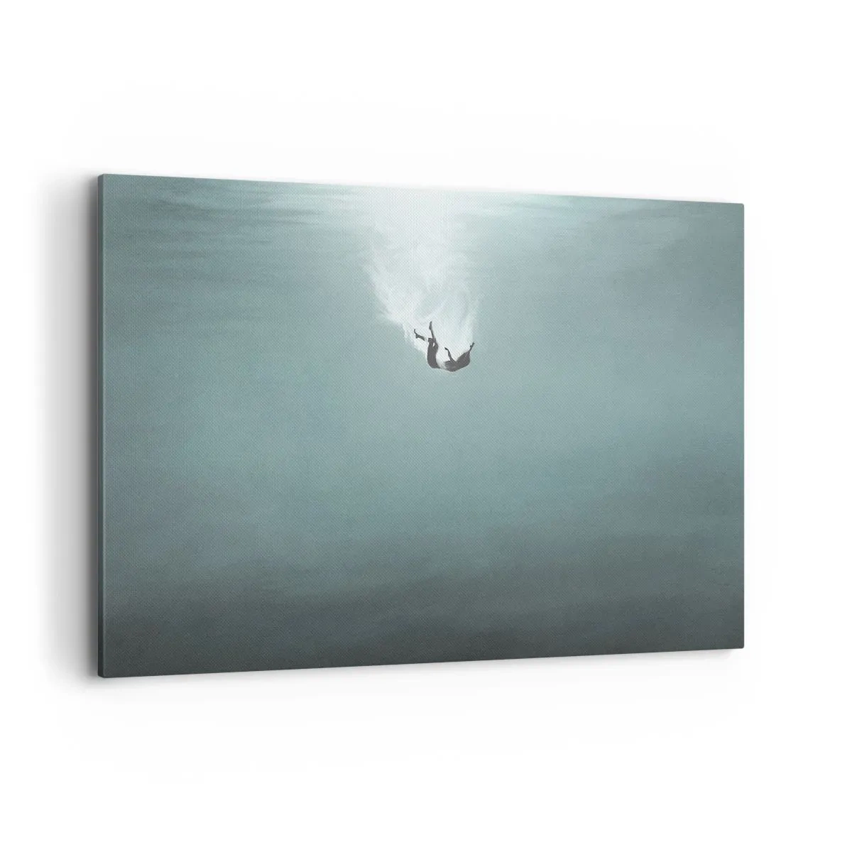 Schilderen op canvas - In de armen van de oceaan - 100x70 cm