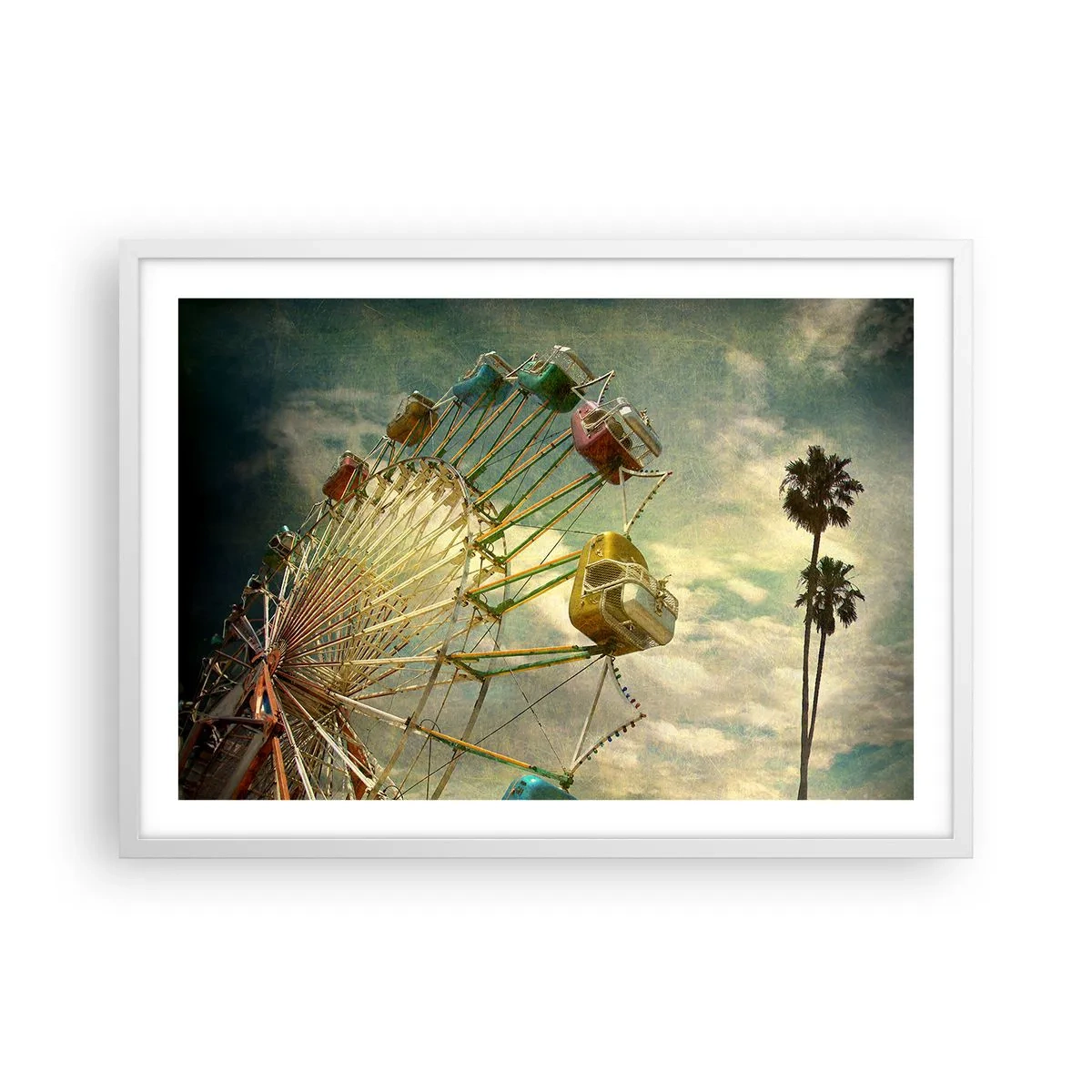 Poster in een witte lijst - Het zal zo zijn, het zal leuk zijn..., - 70x50 cm