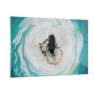 Schilderen op glas - Binnendringen - 120x80 cm