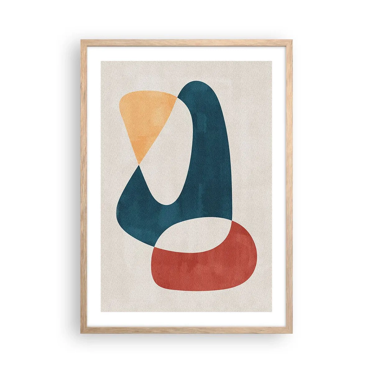 Een poster in een licht eiken lijst - Invloeden en metamorfoses - 50x70 cm