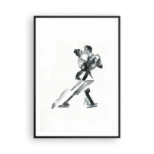 Poster in een zwarte lijst - In één slag - 70x100 cm