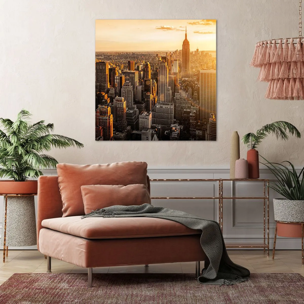 Schilderen op canvas - Groeien in de zon - 30x30 cm