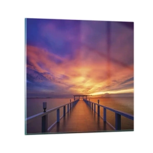 Schilderen op glas - Zonder einde - 30x30 cm