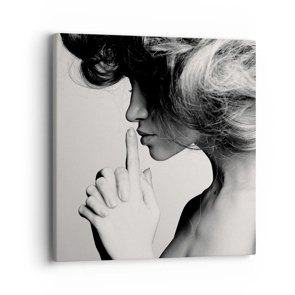 Schilderen op canvas - Luisteren naar zichzelf - 40x40 cm