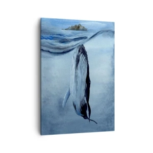 Schilderen op canvas - Twee noordelijke werelden - 50x70 cm