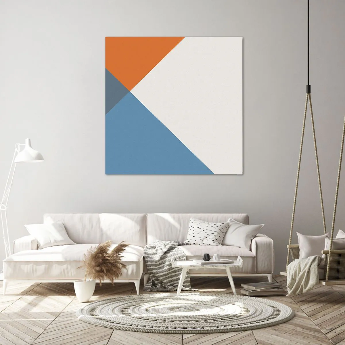 Schilderen op canvas - In een hoekje… - 40x40 cm