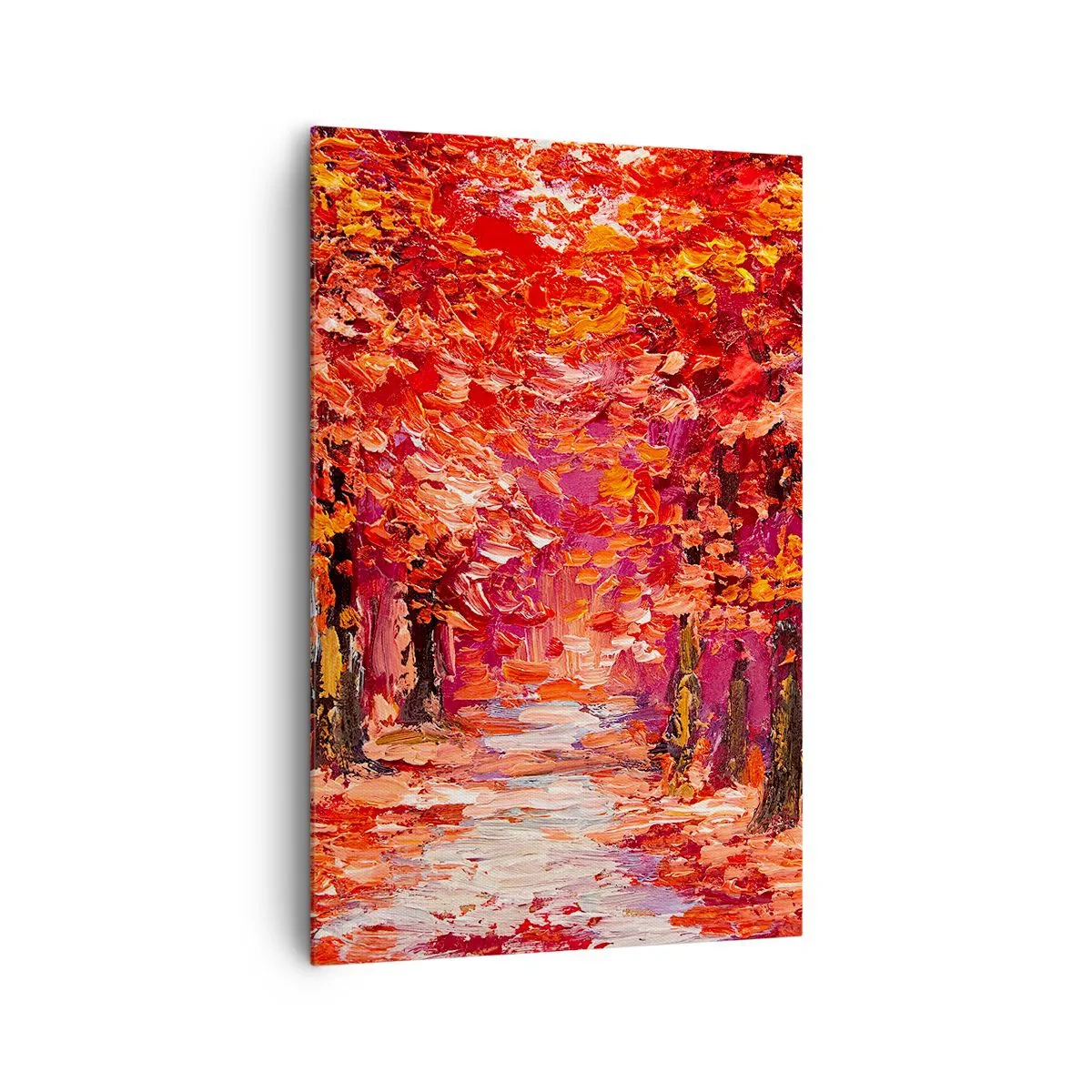 Schilderen op canvas - Herfst impressie - 80x120 cm