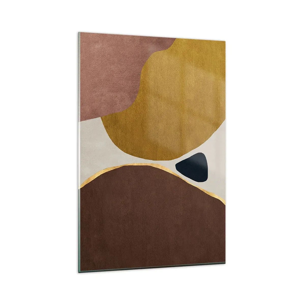 Schilderen op glas - Abstractie – een plek in de ruimte - 80x120 cm