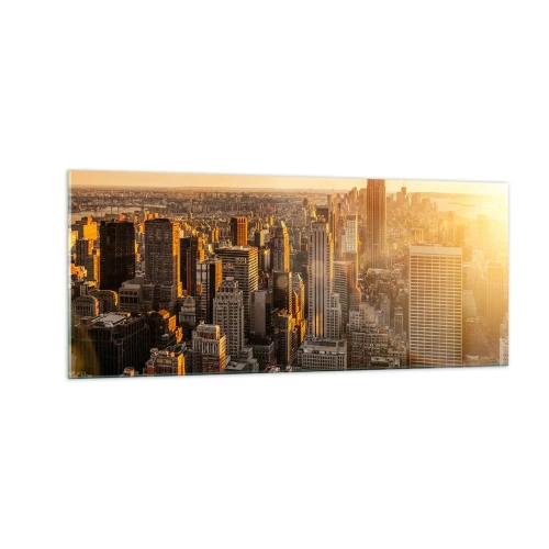 Schilderen op glas - Groeien in de zon - 100x40 cm