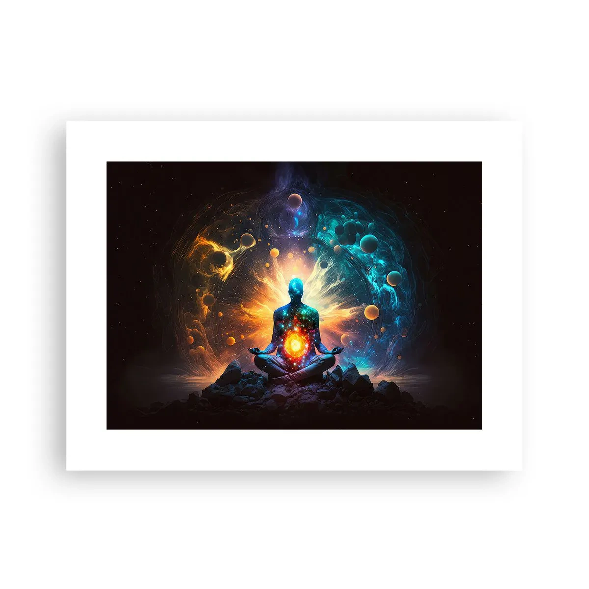 Poster - Kosmische vrede - 40x30 cm