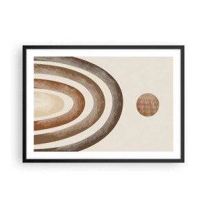Poster in een zwarte lijst - In een sterrenstelsel ver, ver weg - 70x50 cm