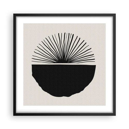 Poster in een zwarte lijst - Een scala aan mogelijkheden - 50x50 cm