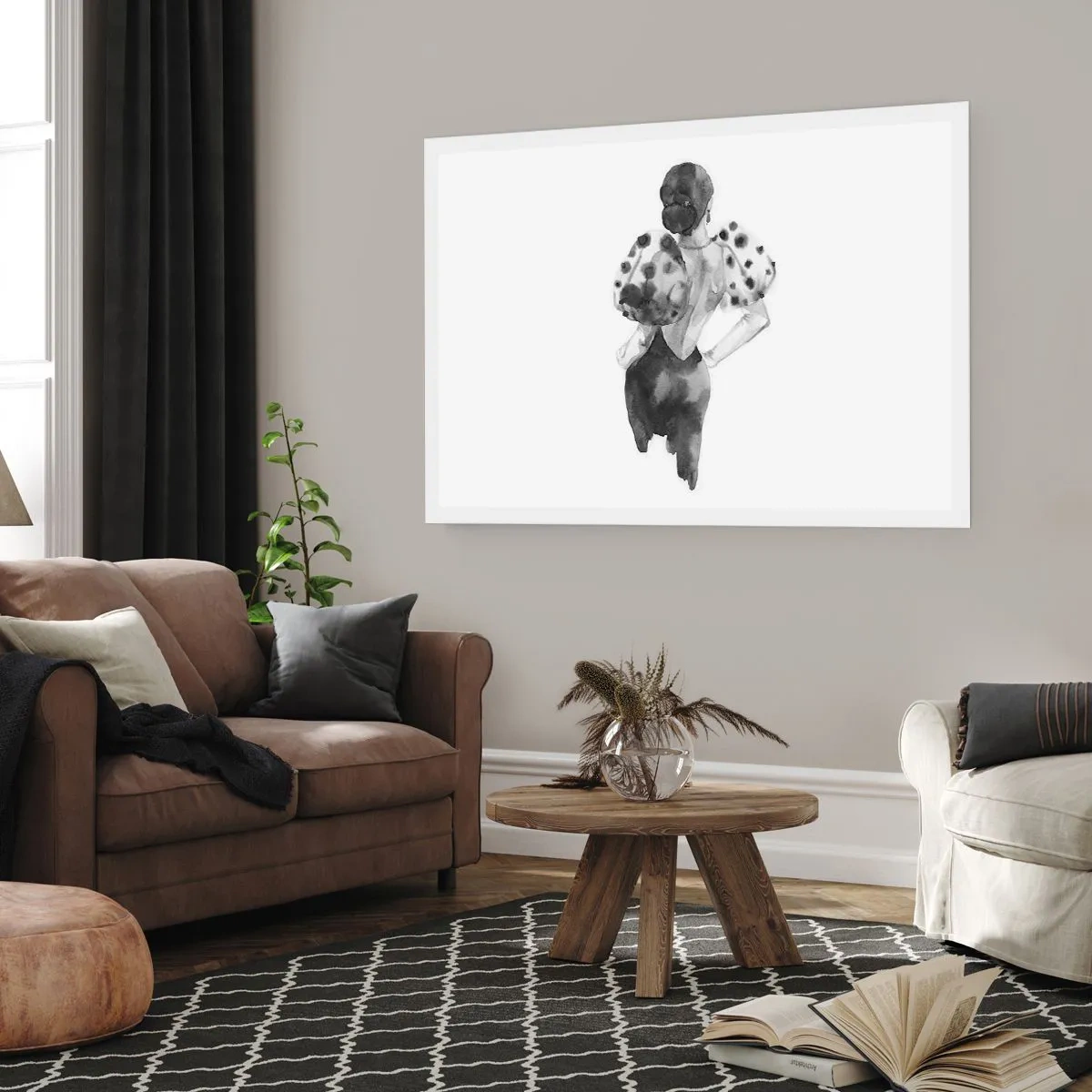 Poster - Ze kwam langs - 100x70 cm