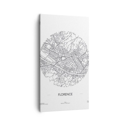 Schilderen op canvas - Anatomie van Florencia - 45x80 cm