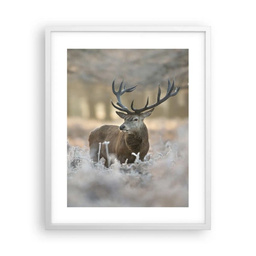 Poster in een witte lijst - Een frisse ochtend - 40x50 cm