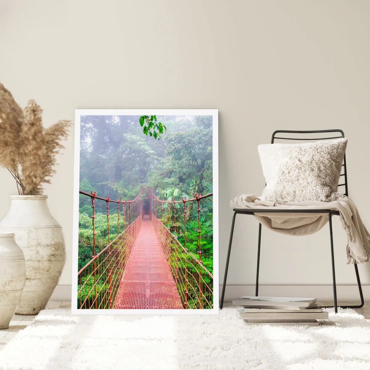Poster - Opgehangen over de kronen - 70x100 cm